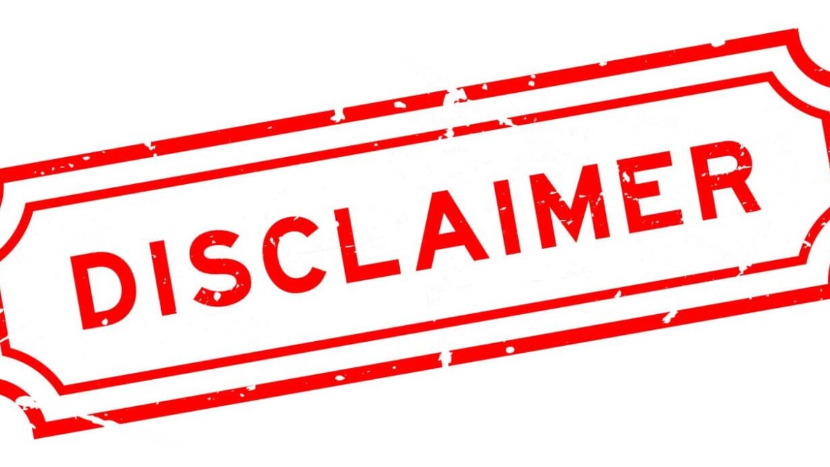 Disclaimer
