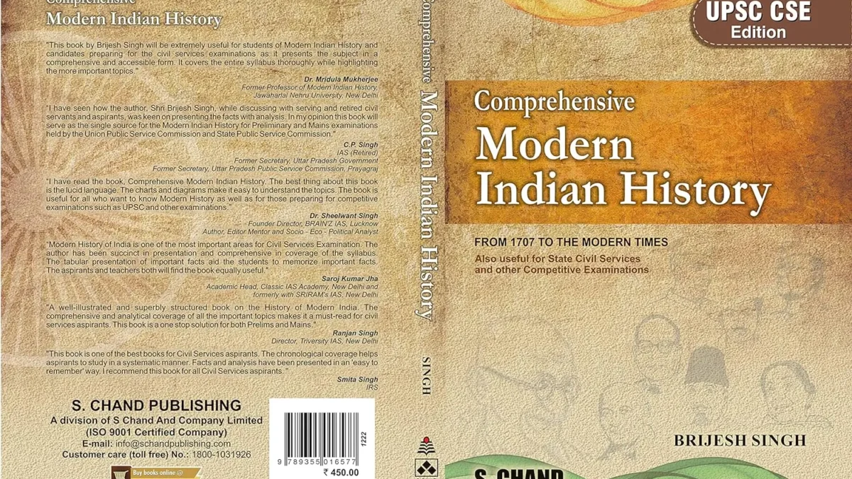 History of Modern India Book by Brijesh Singh