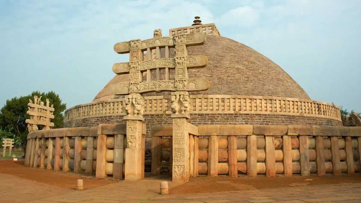 Best Answer on Stupa Buddhist origin, a repository of relics, and a votive and commemorative structure in Buddhist tradition.