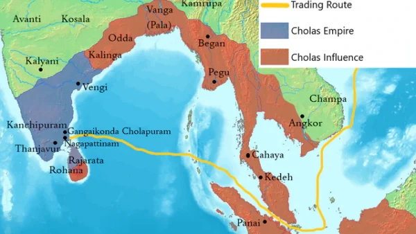 Rajendra Chola I led successful military campaign against the kingdom of Srivijaya