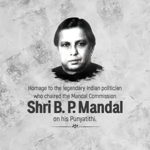 The Mandal Commission in India: Origins, Recommendations, and Impact 2 BP Mandal