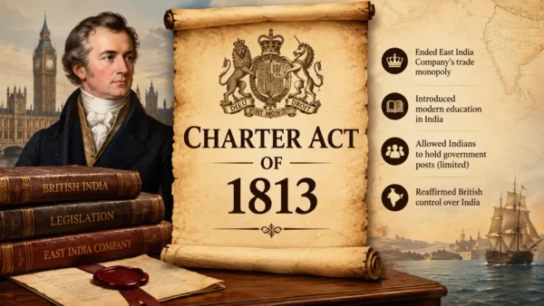 Charter Act 1813: Background, Provisions, Significance, Limitations, MCQs